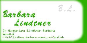 barbara lindtner business card